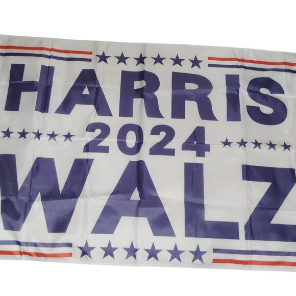 Collectible Kamala Harris 2024 Walz Campaign Flag 3x5 Ft Politics w/ Grommets - Picture 7 of 8